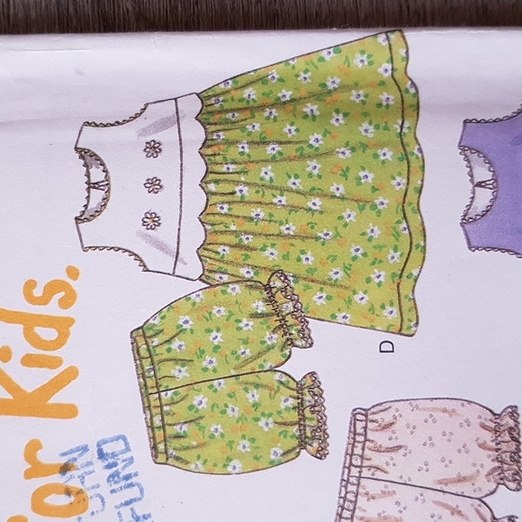 2 for $15 New Look 6767 Dress with Pantaloons - Picture 3 of 9